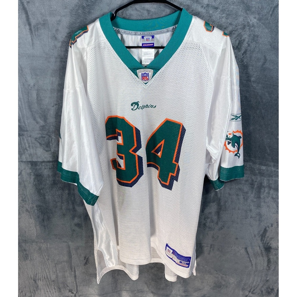 Vintage Miami Dolphins NFL Reebok Mens Jersey XL #34 R. Williams NFL Football